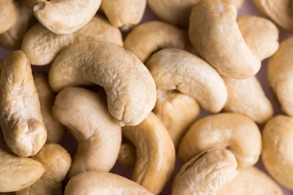 Nuts Cashew Tasty Healthy Food Lots Vitamins Close View Selective — Stock Photo, Image