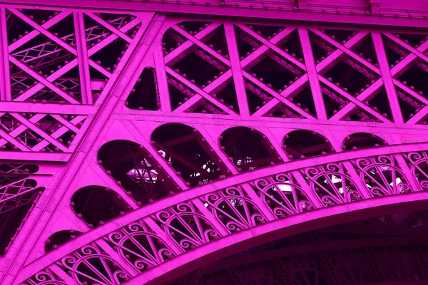 Fragment Eiffel Tower Paris — Stock Photo, Image