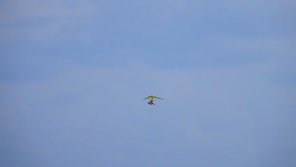 Wasserdrachen Fliegt Den Wolken — Stockvideo