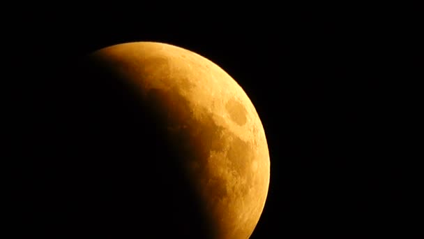 Eclipse Lunar Julho 2018 Eclipse Lunar Total Este Tornou Eclipse — Vídeo de Stock