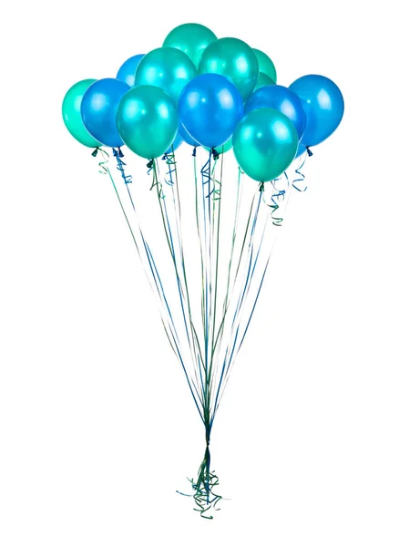 Color Balloons White Background — Stock Photo, Image