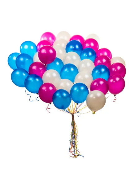 Color Balloons White Background — Stock Photo, Image