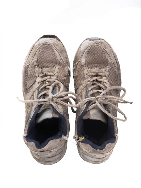 Old Sneakers Isolated White Background — Stock Photo, Image