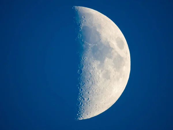 Huge moon against — Stock Photo, Image