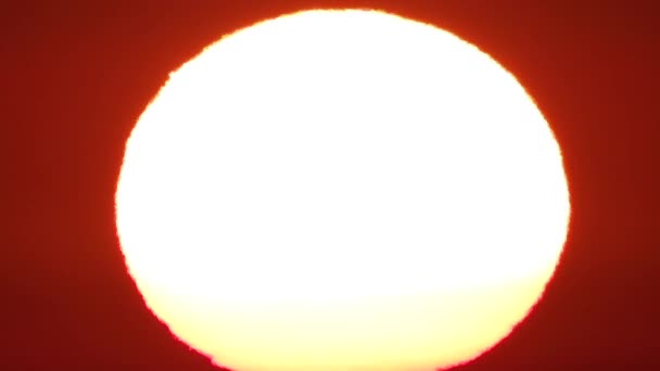 Ранковий Міраж Схід Сонця Біля Моря Звук — стокове відео