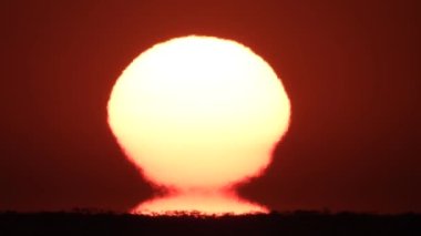 sabah serap. deniz tarafından gündoğumu