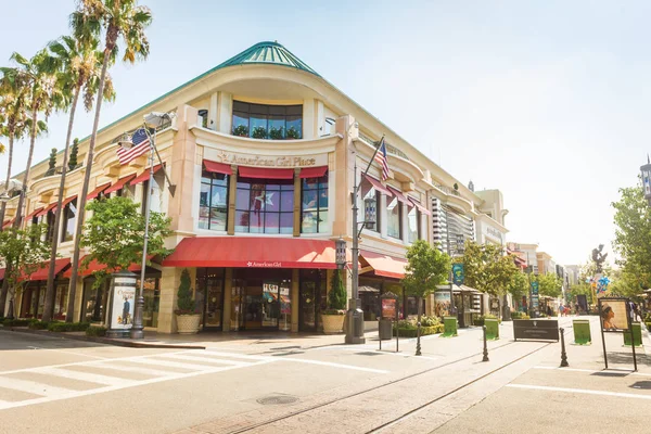 Das amerikanische girl place store im hain von los angeles — Stockfoto