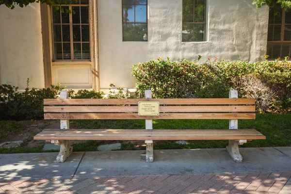 Forrest Gump bench — Stock Photo, Image