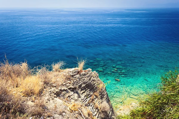 Cabo Armas Capo Armi Promontorio Situado Lazzaro Provincia Reggio Calabria —  Fotos de Stock