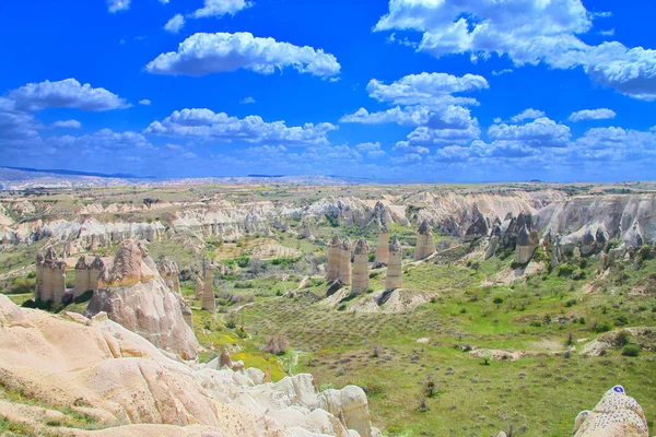 Unearthly landscape of mountain Cappadocia. — Stock Photo, Image