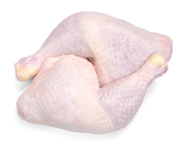Mięso Świeże Surowego Kurczaka Izolowana Białym Tle Pałki Kurczaka Lub — Zdjęcie stockowe