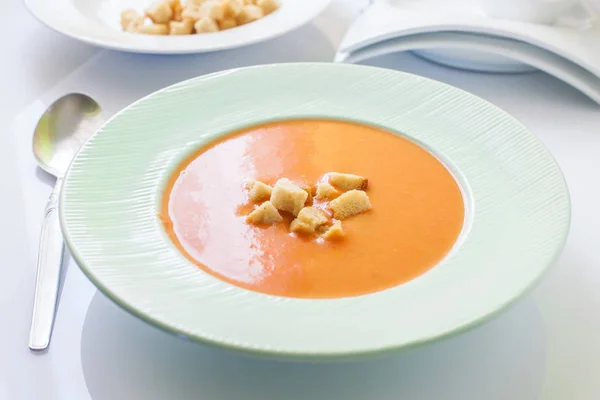 Spansk tomatgazpacho - Stock-foto