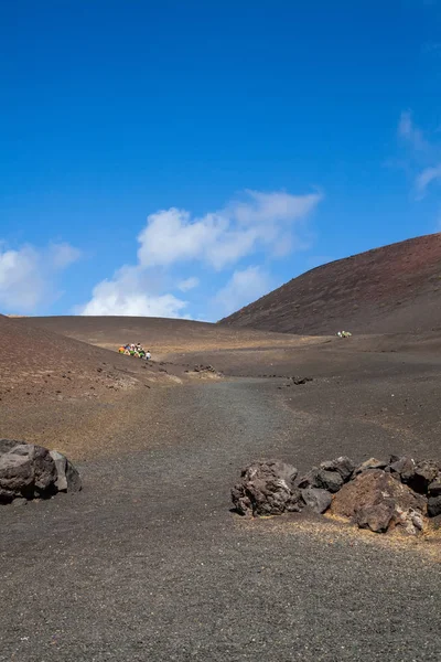 Timanfaya park auf lanzarote insel — Stockfoto