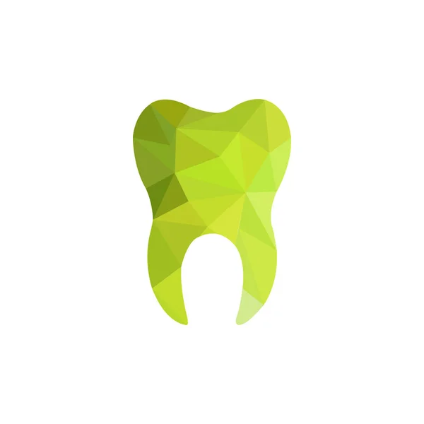 Ząb Logo Dla Klinika Stomatologiczna Nowy Pomysł Technogy Płaskie Ilustracja — Wektor stockowy