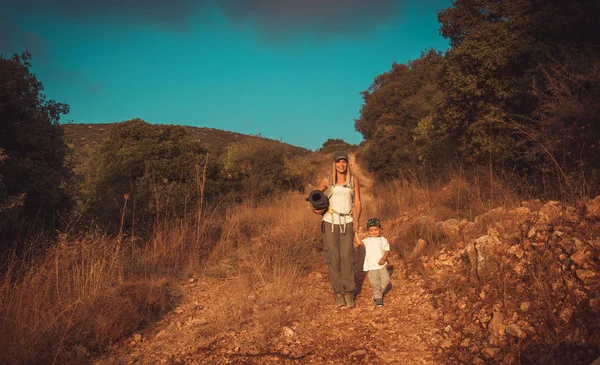 Família esportiva feliz — Fotografia de Stock