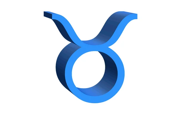 Illustratie Vector Zodiac Symbool Taurus — Stockfoto