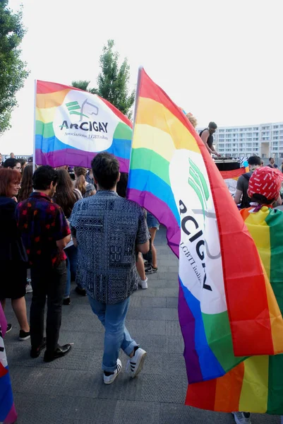 Salerno South Italy May 2018 Gay Pride Event Gay Pride — Stock Photo, Image