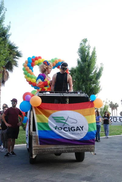 Salerno Itália Sul Maio 2018 Gay Pride Event Gay Pride — Fotografia de Stock