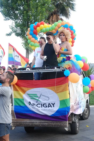 Salerno Itália Sul Maio 2018 Gay Pride Event Gay Pride — Fotografia de Stock
