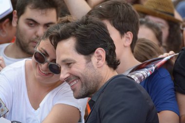 Giffoni Valle Piana, Sa, İtalya - 20 Temmuz 2018: Paul Rudd, Giffoni Film Festivali 2018 - üzerinde 20 Temmuz 2018 Giffoni Valle Piana, İtalya