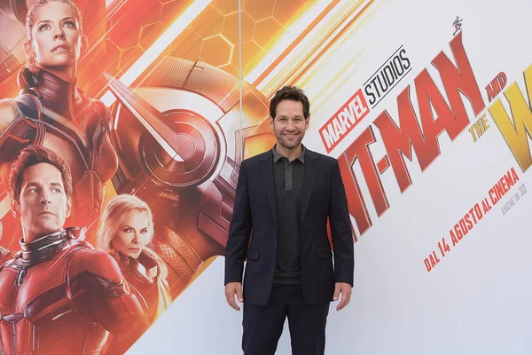 Giffoni Valle Piana Italia Heinäkuuta 2018 Paul Rudd Giffonin Elokuvajuhlilla — kuvapankkivalokuva