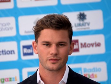 Giffoni Valle Piana, Sa, İtalya - 25 Temmuz 2018: Jeremy Irvine, Giffoni Film Festivali 2018 - üzerinde 25 Temmuz 2018 Giffoni Valle Piana, İtalya