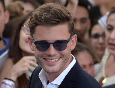 Giffoni Valle Piana, Sa, İtalya - 25 Temmuz 2018: Jeremy Irvine, Giffoni Film Festivali 2018 - üzerinde 25 Temmuz 2018 Giffoni Valle Piana, İtalya