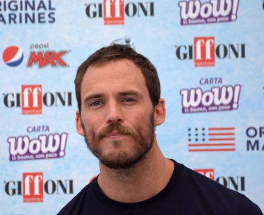 Giffoni Valle Piana, Sa, İtalya - 23 Temmuz 2018: Sam Claflin, Giffoni Film Festivali 2018 - üzerinde 23 Temmuz 2018 Giffoni Valle Piana, İtalya 