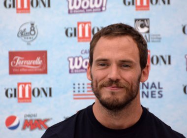 Giffoni Valle Piana, Sa, İtalya - 23 Temmuz 2018: Sam Claflin, Giffoni Film Festivali 2018 - üzerinde 23 Temmuz 2018 Giffoni Valle Piana, İtalya 