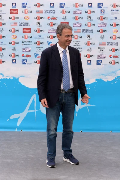 Giffoni Valle Piana Włochy Lipca 2018 Minister Sergio Costa Giffoni — Zdjęcie stockowe