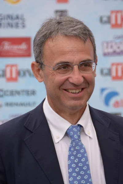 Giffoni Valle Piana Italië Juli 2018 Minister Sergio Costa Giffoni — Stockfoto