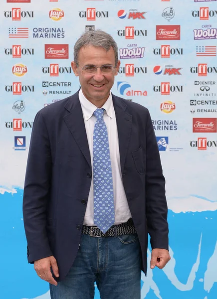 Giffoni Valle Piana Italia Julio 2018 Ministro Sergio Costa Giffoni — Foto de Stock