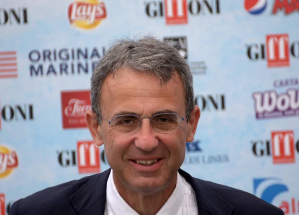 Giffoni Valle Piana, Sa, İtalya - 23 Temmuz 2018: Bakanı Sergio Costa adlı Giffoni Film Festivali 2018 - üzerinde 23 Temmuz 2018 Giffoni Valle Piana, İtalya 