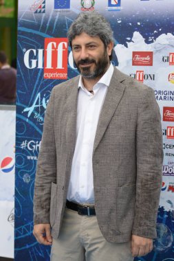 Giffoni Valle Piana, Sa, İtalya - 23 Temmuz 2018: Roberto Fico, Giffoni Film Festivali 2018 - üzerinde 23 Temmuz 2018 Giffoni Valle Piana, İtalya
