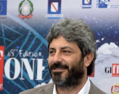 Giffoni Valle Piana, Sa, İtalya - 23 Temmuz 2018: Roberto Fico, Giffoni Film Festivali 2018 - üzerinde 23 Temmuz 2018 Giffoni Valle Piana, İtalya