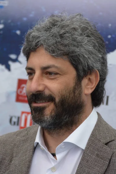 Giffoni Valle Piana, Sa, İtalya - 23 Temmuz 2018: Roberto Fico, Giffoni Film Festivali 2018 - üzerinde 23 Temmuz 2018 Giffoni Valle Piana, İtalya