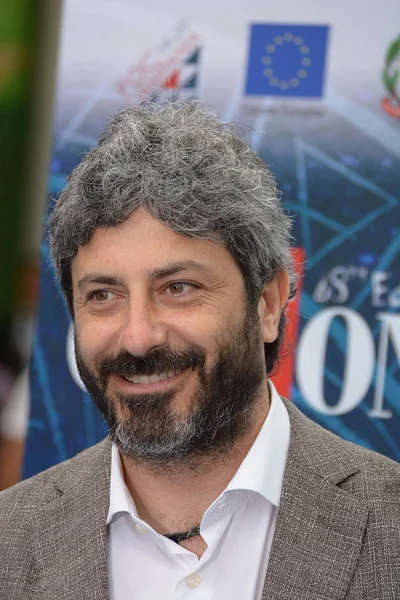 Giffoni Valle Piana, Sa, İtalya - 23 Temmuz 2018: Roberto Fico, Giffoni Film Festivali 2018 - üzerinde 23 Temmuz 2018 Giffoni Valle Piana, İtalya