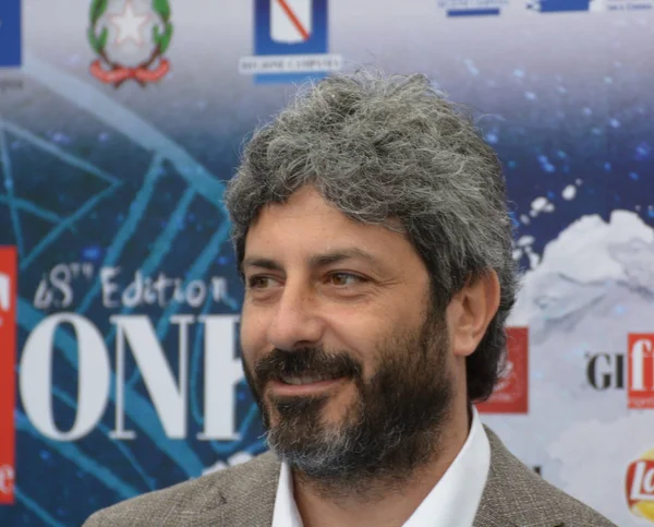 Giffoni Valle Piana, Sa, İtalya - 23 Temmuz 2018: Roberto Fico, Giffoni Film Festivali 2018 - üzerinde 23 Temmuz 2018 Giffoni Valle Piana, İtalya