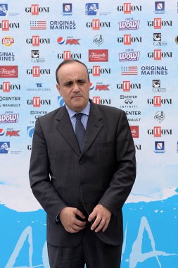 Giffoni Valle Piana, Sa, İtalya - 28 Temmuz 2018: Alberto Bonisoli, Giffoni Film Festivali 2018 - üzerinde 28 Temmuz 2018 Giffoni Valle Piana, İtalya