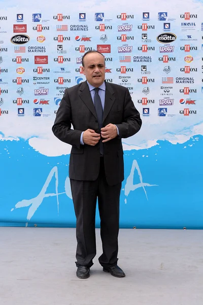 Giffoni Valle Piana, Sa, İtalya - 28 Temmuz 2018: Alberto Bonisoli, Giffoni Film Festivali 2018 - üzerinde 28 Temmuz 2018 Giffoni Valle Piana, İtalya