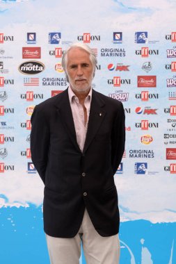 Giffoni Valle Piana, Sa, İtalya - 26 Temmuz 2018: Giovanni Malago' Giffoni Film Festivali 2018 - üzerinde 26 Temmuz 2018 Giffoni Valle Piana, İtalya 