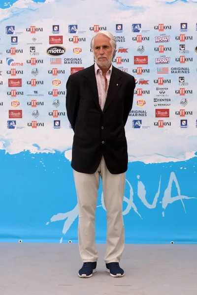 Giffoni Valle Piana, Sa, İtalya - 26 Temmuz 2018: Giovanni Malago' Giffoni Film Festivali 2018 - üzerinde 26 Temmuz 2018 Giffoni Valle Piana, İtalya 