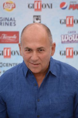 Giffoni Valle Piana, Sa, İtalya - 21 Temmuz 2018: Ferzan Özpetek, Giffoni Film Festivali 2018 - üzerinde 21 Temmuz 2018 Giffoni Valle Piana, İtalya 