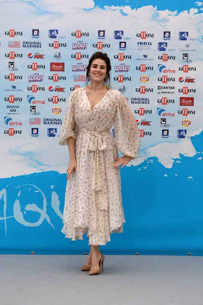 Giffoni Valle Piana Italien Juli 2018 Diana Del Bufalo Vid — Stockfoto