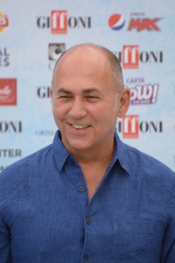 Giffoni Valle Piana, Sa, İtalya - 21 Temmuz 2018: Ferzan Özpetek, Giffoni Film Festivali 2018 - üzerinde 21 Temmuz 2018 Giffoni Valle Piana, İtalya 