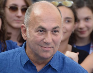 Giffoni Valle Piana, Sa, İtalya - 21 Temmuz 2018: Ferzan Özpetek, Giffoni Film Festivali 2018 - üzerinde 21 Temmuz 2018 Giffoni Valle Piana, İtalya 
