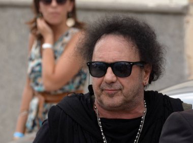 Giffoni Valle Piana, Sa, İtalya - 28 Temmuz 2018: Enzo Avitabile, Giffoni Film Festivali 2018 - üzerinde 28 Temmuz 2018 Giffoni Valle Piana, İtalya 