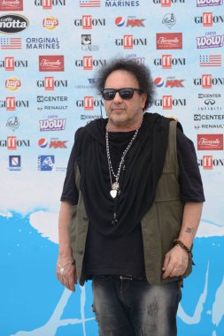 Giffoni Valle Piana, Sa, İtalya - 28 Temmuz 2018: Enzo Avitabile, Giffoni Film Festivali 2018 - üzerinde 28 Temmuz 2018 Giffoni Valle Piana, İtalya 