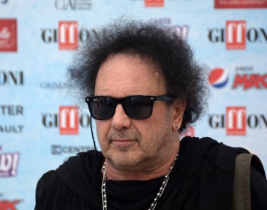 Giffoni Valle Piana, Sa, İtalya - 28 Temmuz 2018: Enzo Avitabile, Giffoni Film Festivali 2018 - üzerinde 28 Temmuz 2018 Giffoni Valle Piana, İtalya 