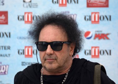 Giffoni Valle Piana, Sa, İtalya - 28 Temmuz 2018: Enzo Avitabile, Giffoni Film Festivali 2018 - üzerinde 28 Temmuz 2018 Giffoni Valle Piana, İtalya 